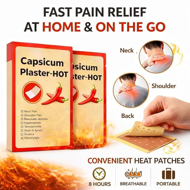 Capsicum Plaster-HOT Pain Relief Patches