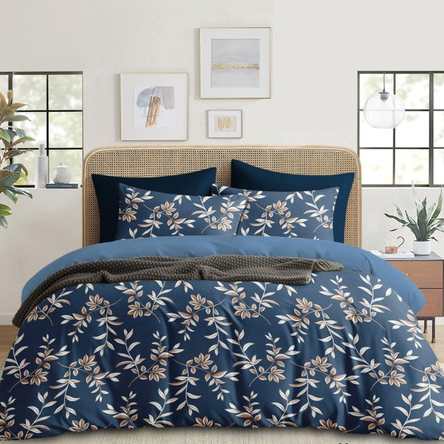 Floral Printed Double Bedsheet