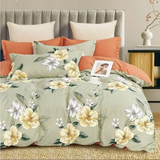 Floral Printed Double Bedsheet