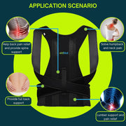 Breathable and Adjustable Posture Corrector Belt for Men and Women