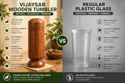Herbal Wooden Tumbler (Pack of 2)