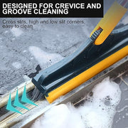 Bathroom Cleaning Brush with Wiper Tiles Cleaning Brush Floor Scrub Bathroom Brush