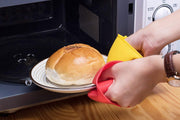 Silicone Pot Holders Heat Resistant, Oven Mitts Gloves Cooking Pinch Grips Glove Hand Clip