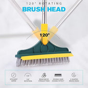 Bathroom Cleaning Brush with Wiper Tiles Cleaning Brush Floor Scrub Bathroom Brush
