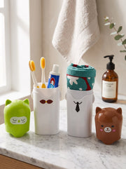 Plastic Cartoon Toothbrush Holder Box