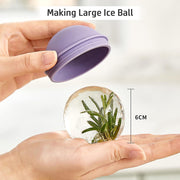 Big Ice Ball Mold Cute Bulb-shad for Whiskey Co Tails (Pack of 2)
