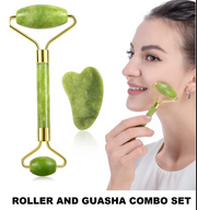 Face Jade Roller With Gua Sha