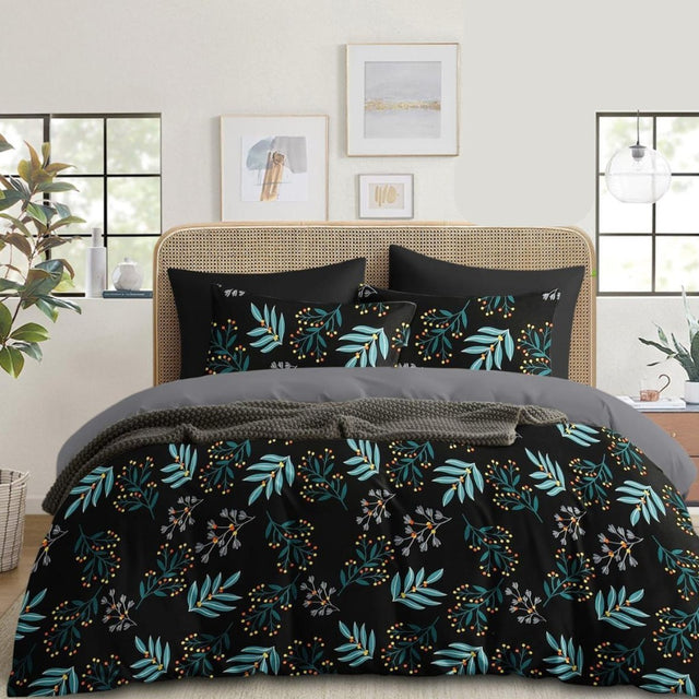 Floral Printed Double Bedsheet