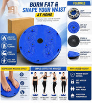 Tummy Twister Board for Waist Trimming & Core Workout