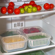 2 Compartments Food Container Leakproof Fresh-Keeping Storage Box