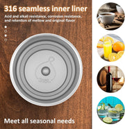 Stainless Steel Hot and Cold Vacuum Insulated Temperature Display Coffee Mug