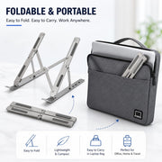 Foldable Adjustable Height Laptop Stand and Tablet Stand. for All Laptops and Tablets