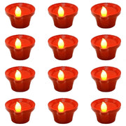 Water Sensor Diya Electric LED Diyas (Pack of 24)