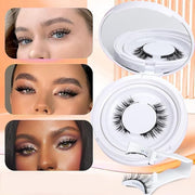 Magnetic Eyelashes for Women, No Glue Needed, Natural Reusable Lashes with Applicator