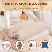 Storage Space Saving Self Compression Organizer