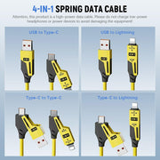 4 in 1 Fast Charging & Data Cable