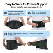Back Straight Belt for Relief from Back Pain