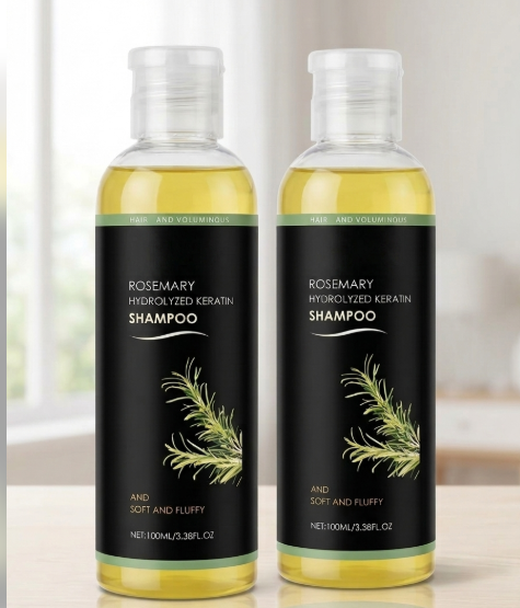 Rosemary Hydrolyzed Keratin Shampoo (Pack of 2)