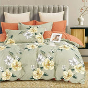 Floral Printed Double Bedsheet