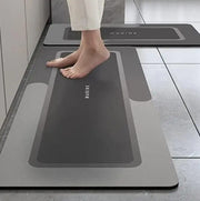 2 Piece Kitchen Mat, Waterproof Memory Foam Kitchen Rugs, Standing Desk Mat Floor Mat