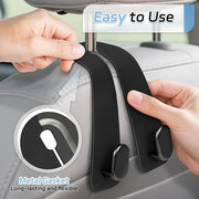 Car Seat Headrest Double Hooks (Pack of 2)