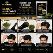 Luxurious Beauty Black Hair Powder
