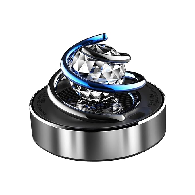 Solar-Powered Rotating Car Perfume Diffusers