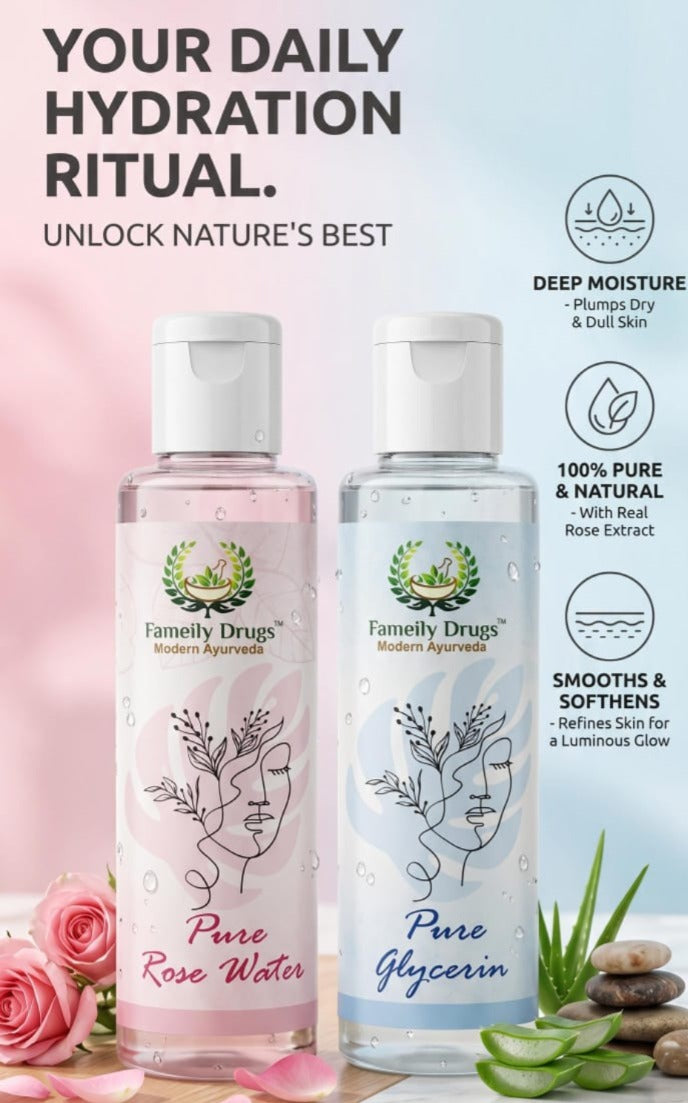 Rose water and Glycerine Combo