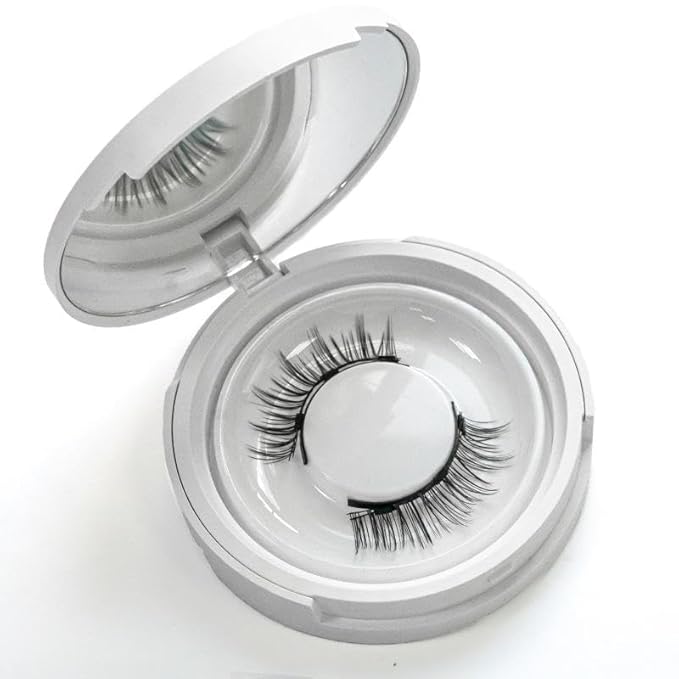 Magnetic Eyelashes for Women, No Glue Needed, Natural Reusable Lashes with Applicator