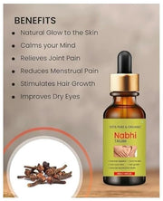 Nabhi Tailam Pure Organic Oil | Natural Navel Therapy for Hair Growth, Joint Comfort & Radiant Skin Glow