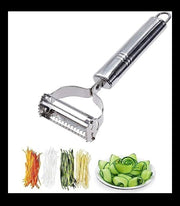 2 in 1 Stainless Steel Julienne Vegetable Peeler