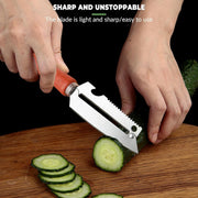 Stainless Steel-Natural Non-slip Wooden Handle Knife