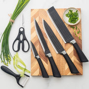 Stainless Steel Serrated Kitchen Knife Set