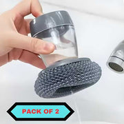 Soap Dispensing Palm Scrubber (Pack of 2)