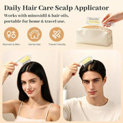 Crystal Serum Comb Applicator Massage Hair Comb for Scalp Massage