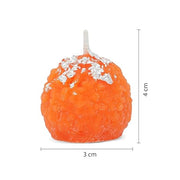 Moti Chur Laddu Design Candle (Pack of 4)
