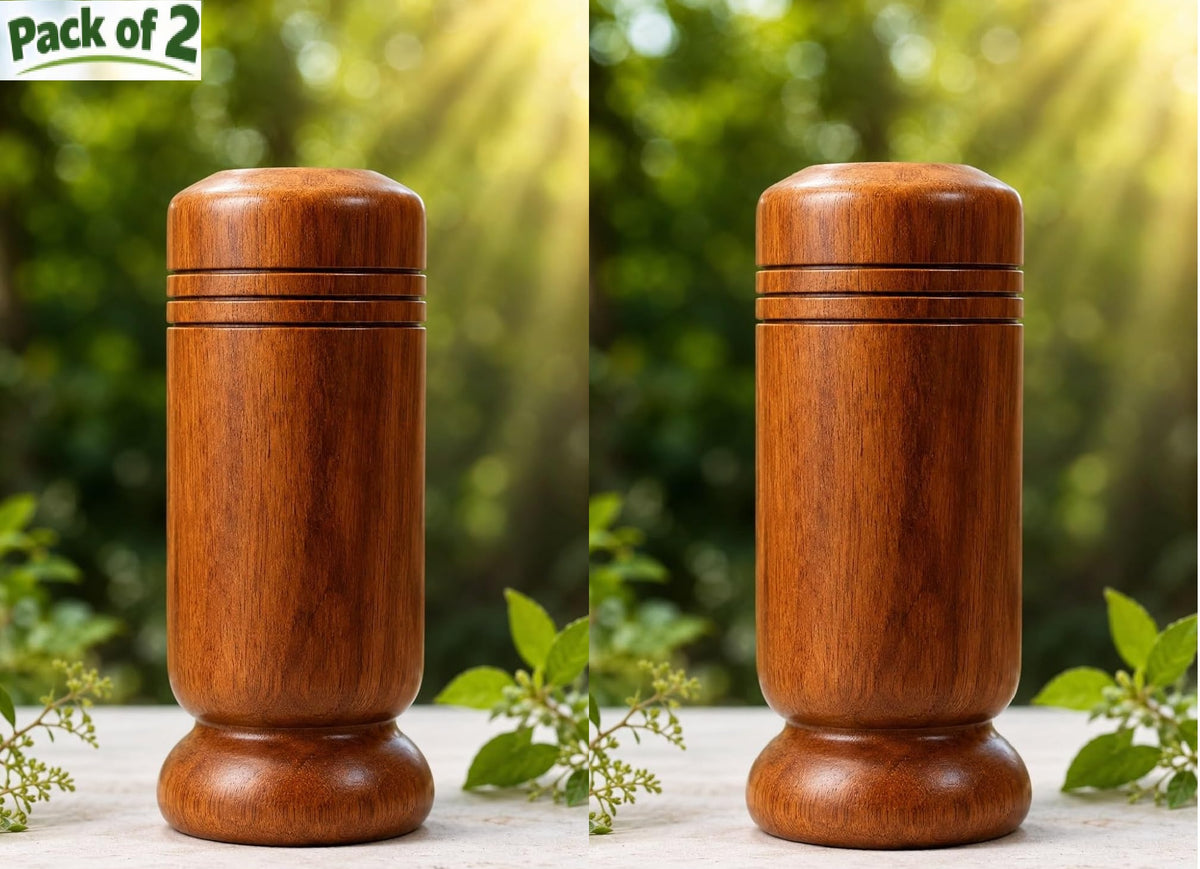 Herbal Wooden Tumbler (Pack of 2)