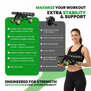 Unisex 4 Wheel AB Wheel Roller