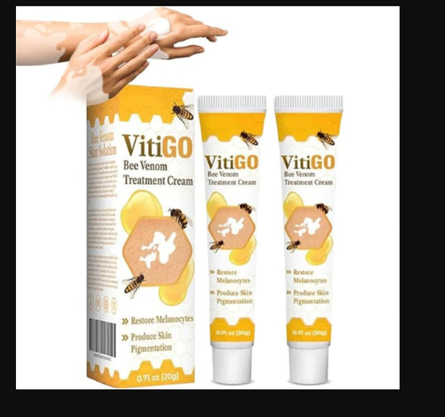 Bee Venom Vitiligo Treatment Cream, Fivfivgo Vitiligo Treatment Cream, Bee Venom Treatment Cream (Pack of 2)