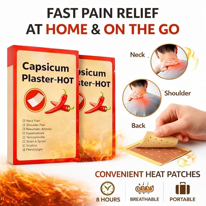 Capsicum Plaster-HOT Pain Relief Patches