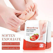 Strawberry Nicotinamide Foot Mask