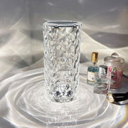 Crystal Touch Control Rechargeable Rose Diamond Table Lamp