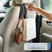 Car Seat Headrest Double Hooks (Pack of 2)