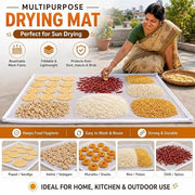 Zipper Cotton Food Drying Cloth with Protective Mesh Net