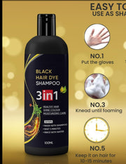 Black Hair Dye (Pack of 4)