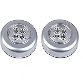 Plastic Stick-N-Clicks Led Bright Lights (PACK OF 2 )