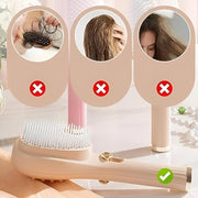 2-in-1 Self-Cleaning Hair Brush with Scalp Massager – Anti-Static Detangling Massage Comb for Women, Men & Kids