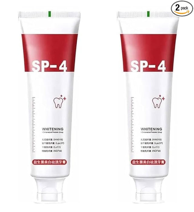 SP-4 Probiotic Whitening Toothpaste (Pack of 2)