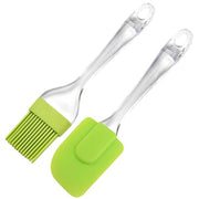 Silicone Spatula Set with Silicone Pastry Brush