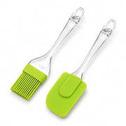 Silicone Spatula Set with Silicone Pastry Brush